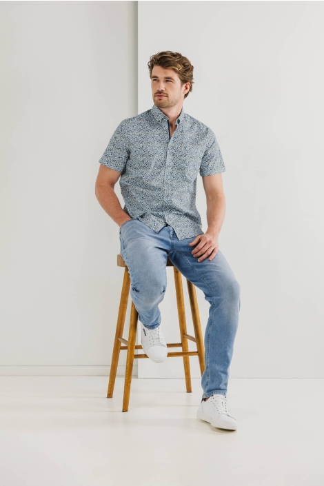 State of Art shirt ss print popli
